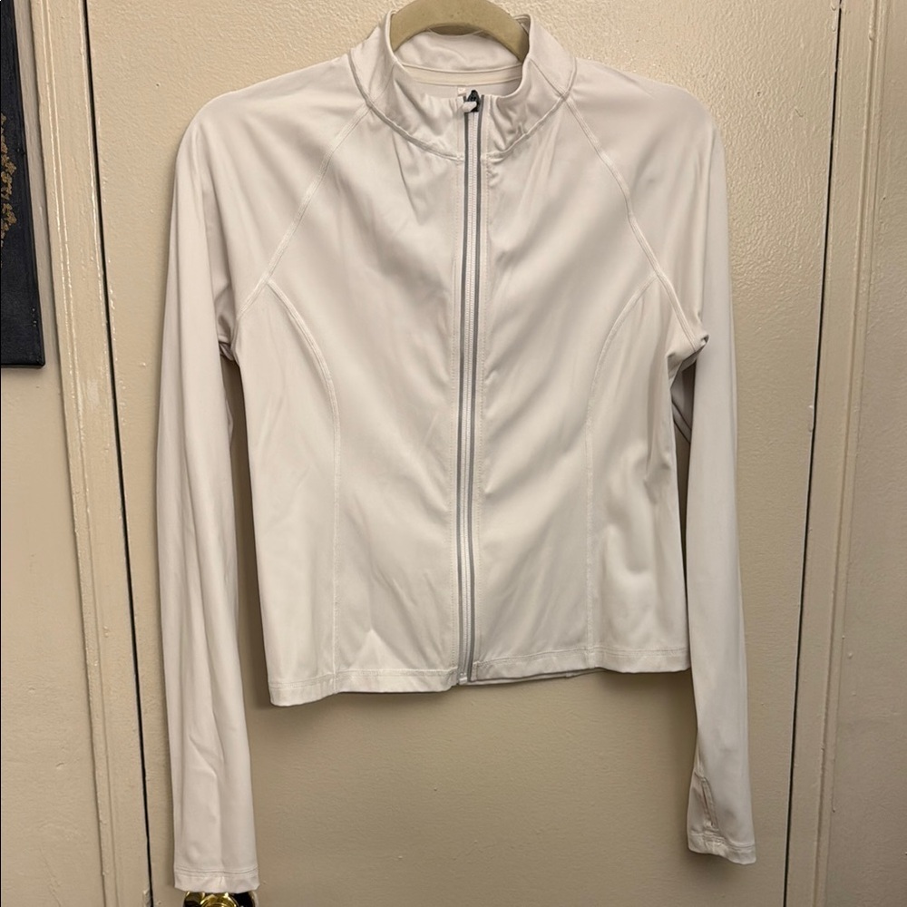 Tala white zip up jacket